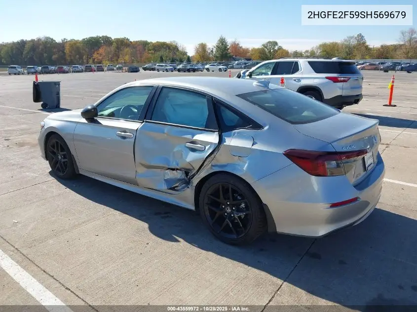 2HGFE2F59SH569679 2025 Honda Civic Sport