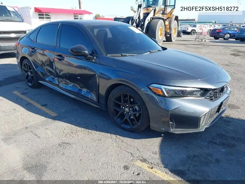 2HGFE2F5XSH518272 2025 Honda Civic Sport