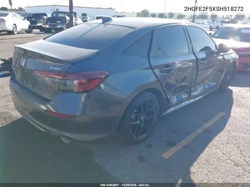 2HGFE2F5XSH518272 2025 Honda Civic Sport