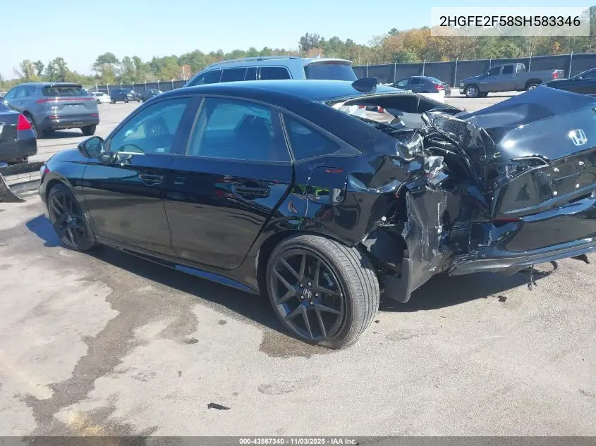 2HGFE2F58SH583346 2025 Honda Civic Sport