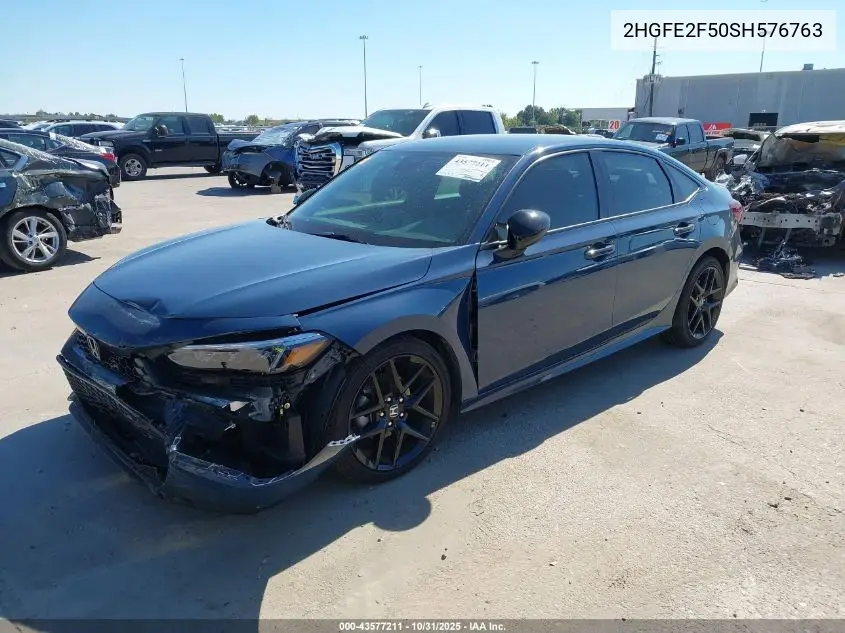 2HGFE2F50SH576763 2025 Honda Civic Sport