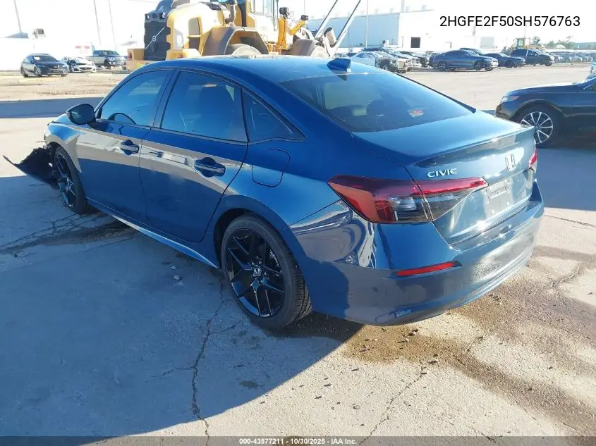 2HGFE2F50SH576763 2025 Honda Civic Sport