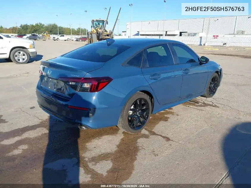2HGFE2F50SH576763 2025 Honda Civic Sport