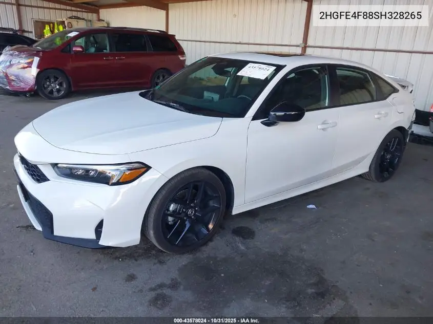 2HGFE4F88SH328265 2025 Honda Civic Hybrid Sport/Sport Touring