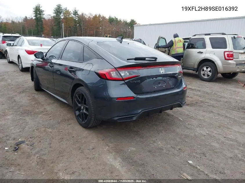 19XFL2H89SE016392 2025 Honda Civic Sedan Sport