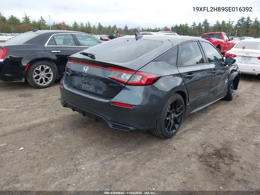 19XFL2H89SE016392 2025 Honda Civic Sedan Sport
