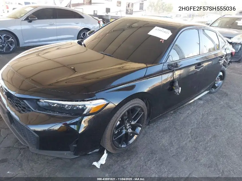 2HGFE2F57SH555036 2025 Honda Civic Sport