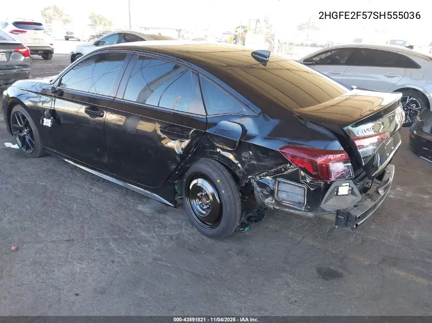 2HGFE2F57SH555036 2025 Honda Civic Sport