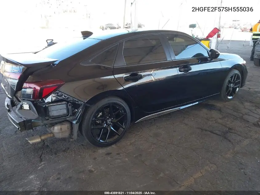 2HGFE2F57SH555036 2025 Honda Civic Sport