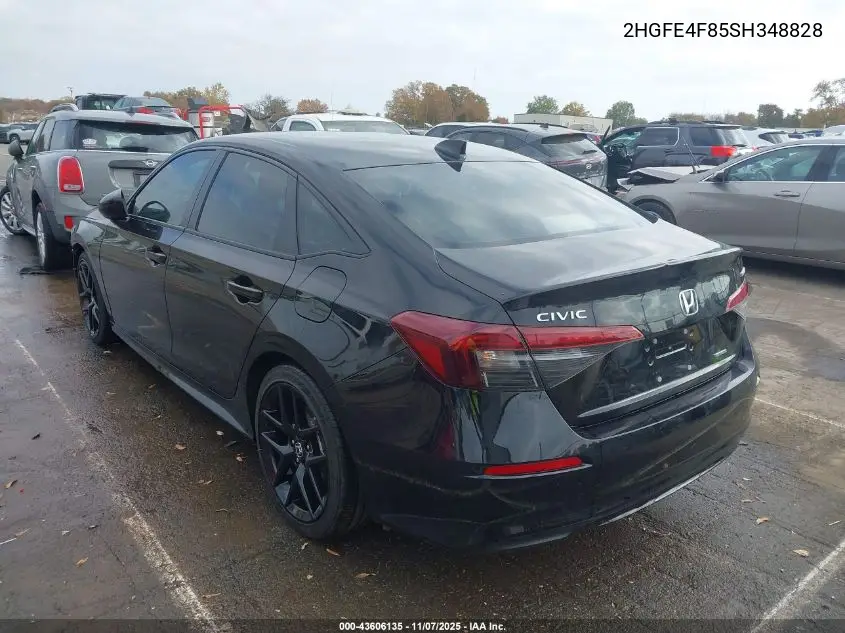 2HGFE4F85SH348828 2025 Honda Civic Hybrid Sport/Sport Touring