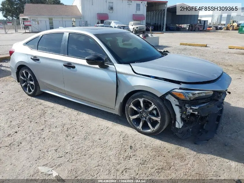2HGFE4F85SH309365 2025 Honda Civic Hybrid Sport/Sport Touring