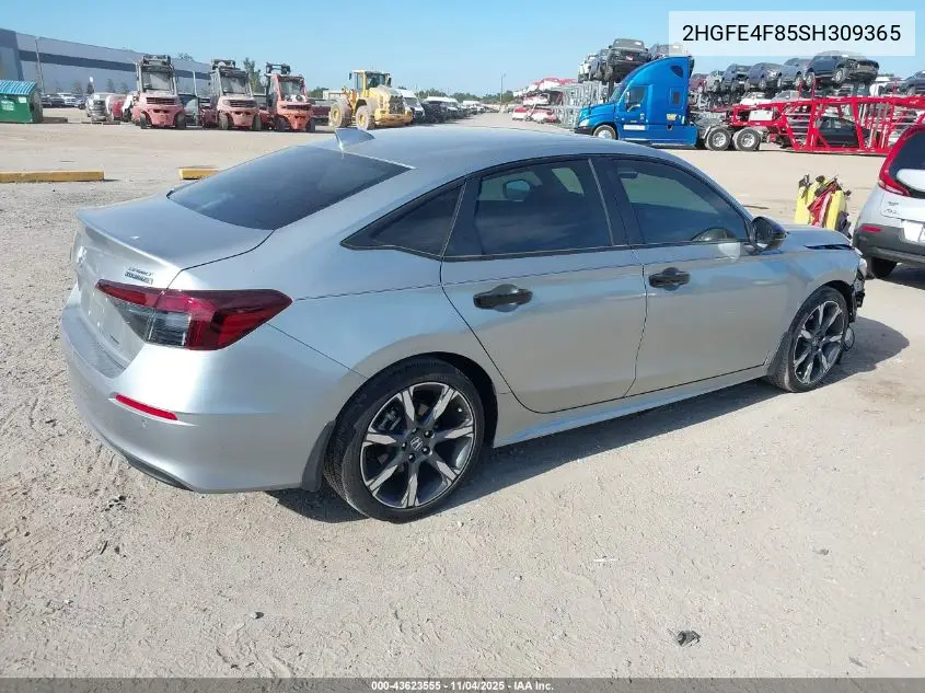 2HGFE4F85SH309365 2025 Honda Civic Hybrid Sport/Sport Touring