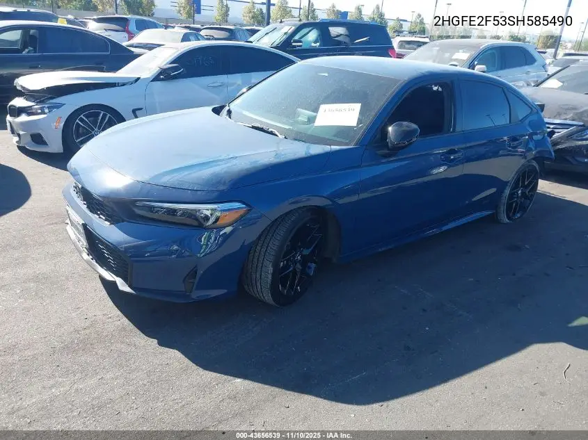 2HGFE2F53SH585490 2025 Honda Civic Sport