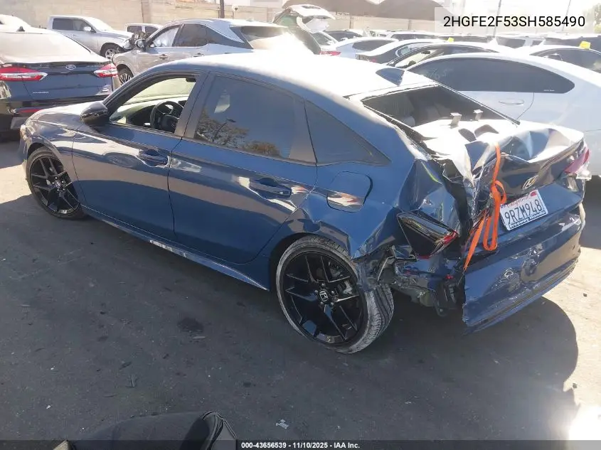 2HGFE2F53SH585490 2025 Honda Civic Sport