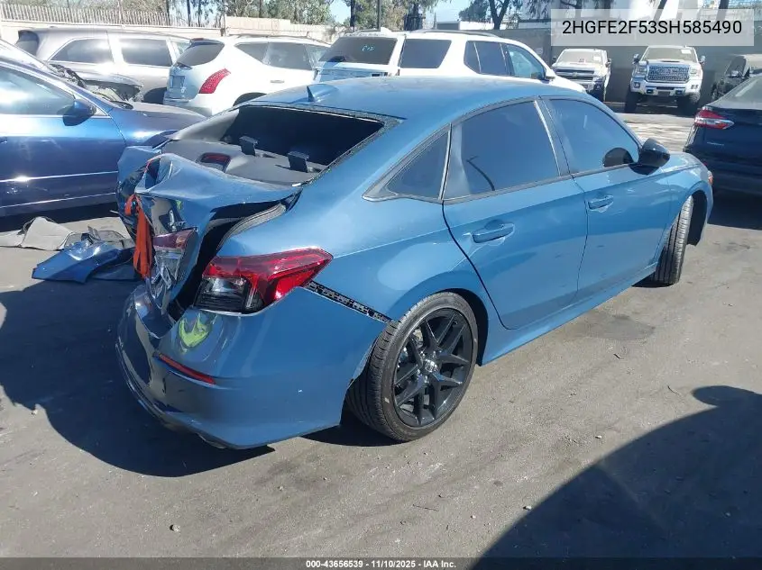 2HGFE2F53SH585490 2025 Honda Civic Sport