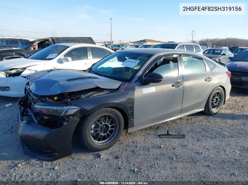 2HGFE4F82SH319156 2025 Honda Civic Hybrid Sport/Sport Touring