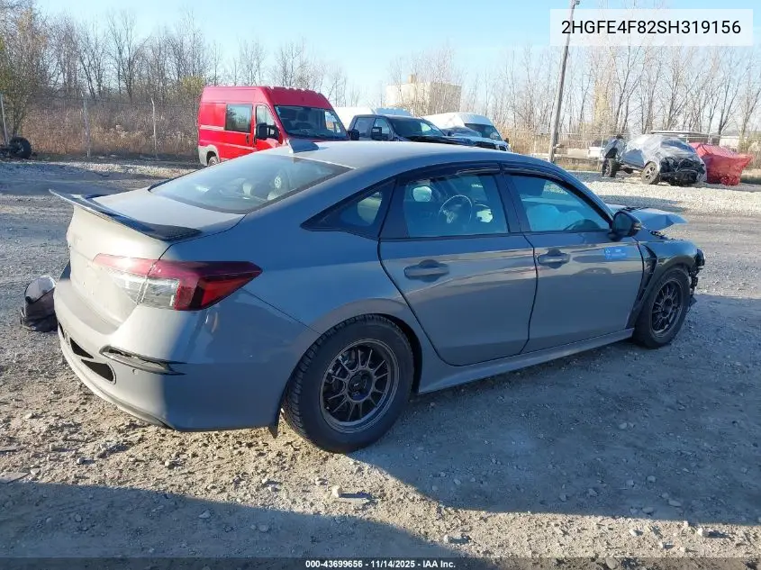 2HGFE4F82SH319156 2025 Honda Civic Hybrid Sport/Sport Touring