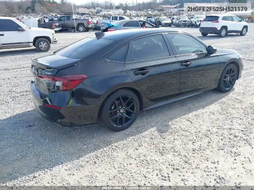 2HGFE2F52SH521179 2025 Honda Civic Sport
