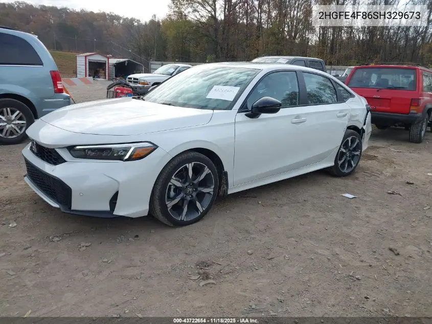 2HGFE4F86SH329673 2025 Honda Civic Hybrid Sport/Sport Touring