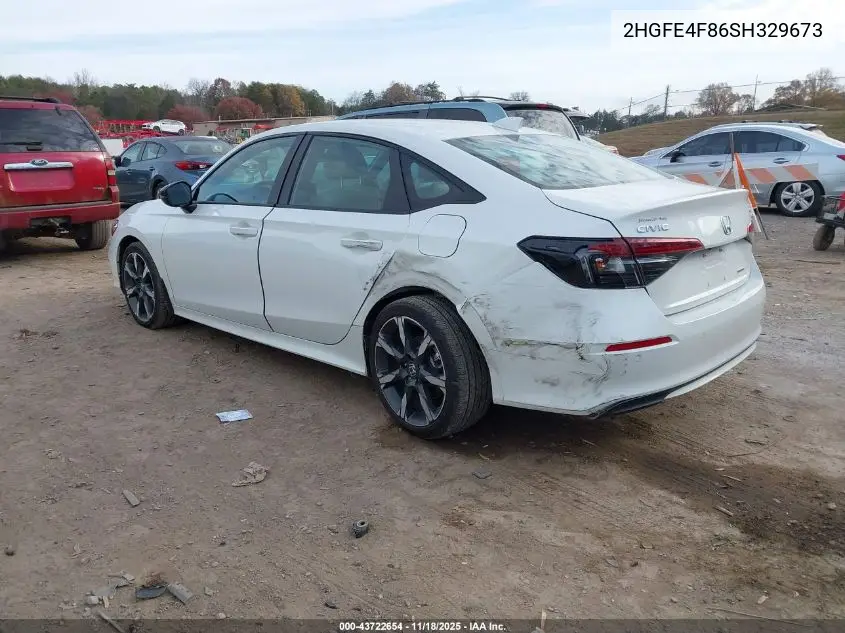 2HGFE4F86SH329673 2025 Honda Civic Hybrid Sport/Sport Touring