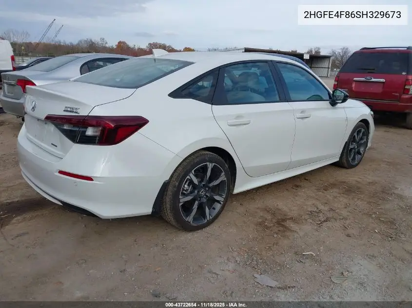 2HGFE4F86SH329673 2025 Honda Civic Hybrid Sport/Sport Touring