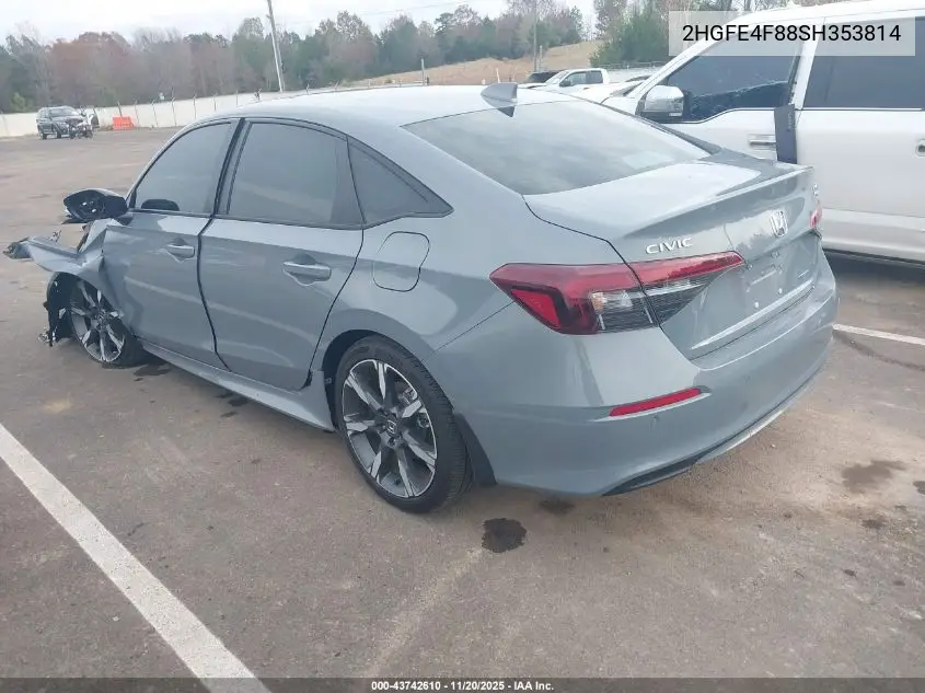 2HGFE4F88SH353814 2025 Honda Civic Hybrid Sport/Sport Touring