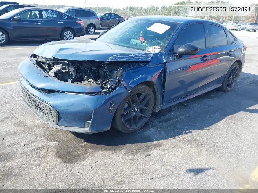 2HGFE2F50SH572891 2025 Honda Civic Sport