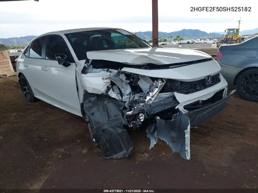 2HGFE2F50SH525182 2025 Honda Civic Sport