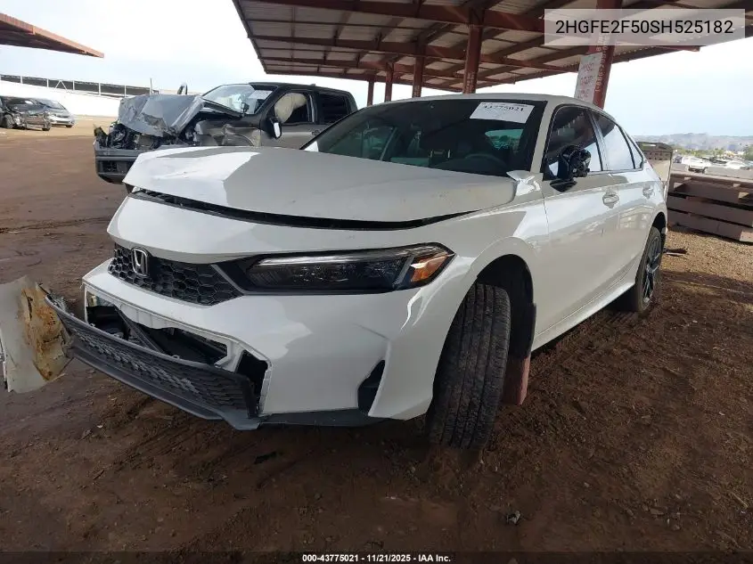 2HGFE2F50SH525182 2025 Honda Civic Sport