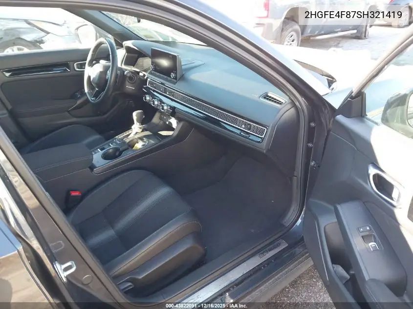 2HGFE4F87SH321419 2025 Honda Civic Hybrid Sport/Sport Touring