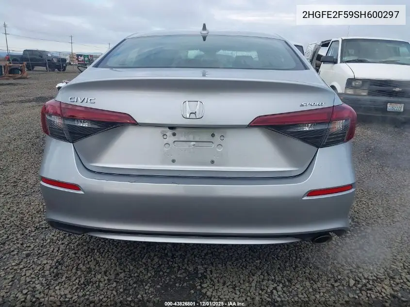 2HGFE2F59SH600297 2025 Honda Civic Sport