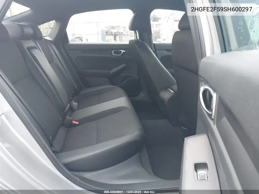 2HGFE2F59SH600297 2025 Honda Civic Sport