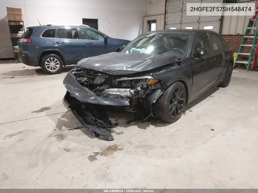 2HGFE2F57SH548474 2025 Honda Civic Sport