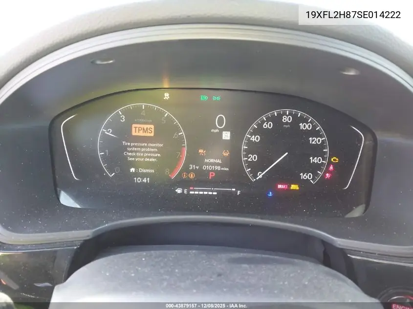 19XFL2H87SE014222 2025 Honda Civic Sedan Sport