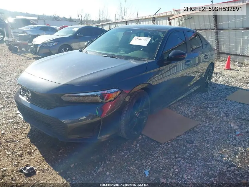 2HGFE2F59SH532891 2025 Honda Civic Sport