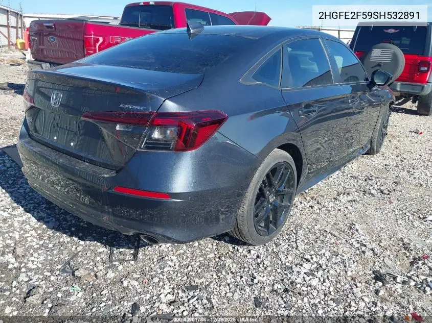2HGFE2F59SH532891 2025 Honda Civic Sport