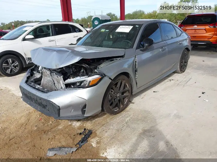 2HGFE2F50SH532519 2025 Honda Civic Sport