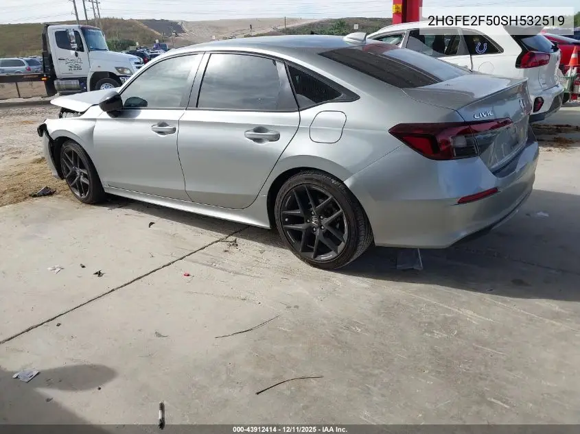 2HGFE2F50SH532519 2025 Honda Civic Sport