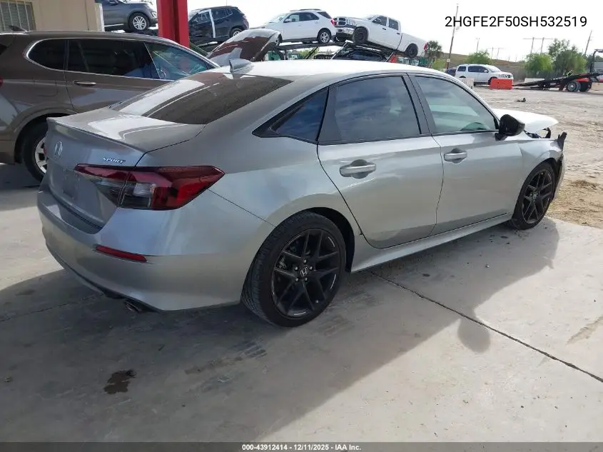 2HGFE2F50SH532519 2025 Honda Civic Sport