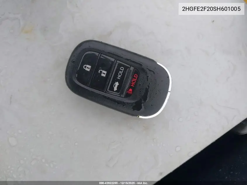 2HGFE2F20SH601005 2025 Honda Civic Lx