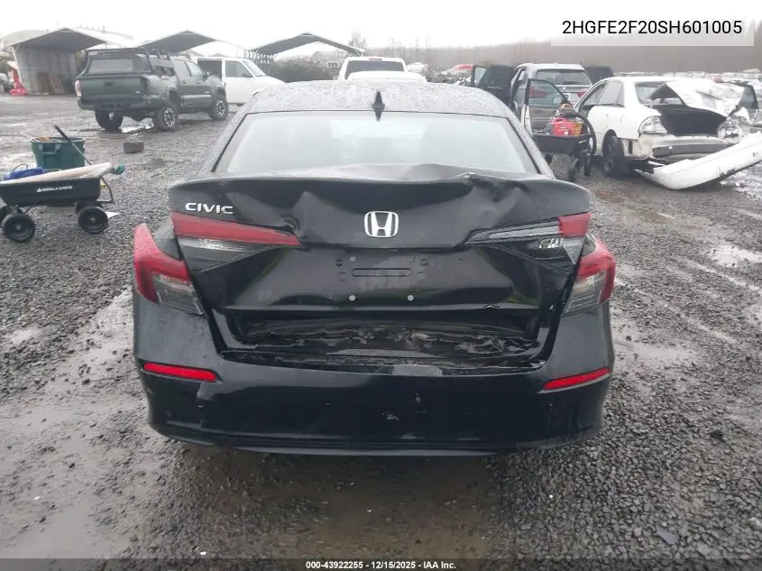2HGFE2F20SH601005 2025 Honda Civic Lx