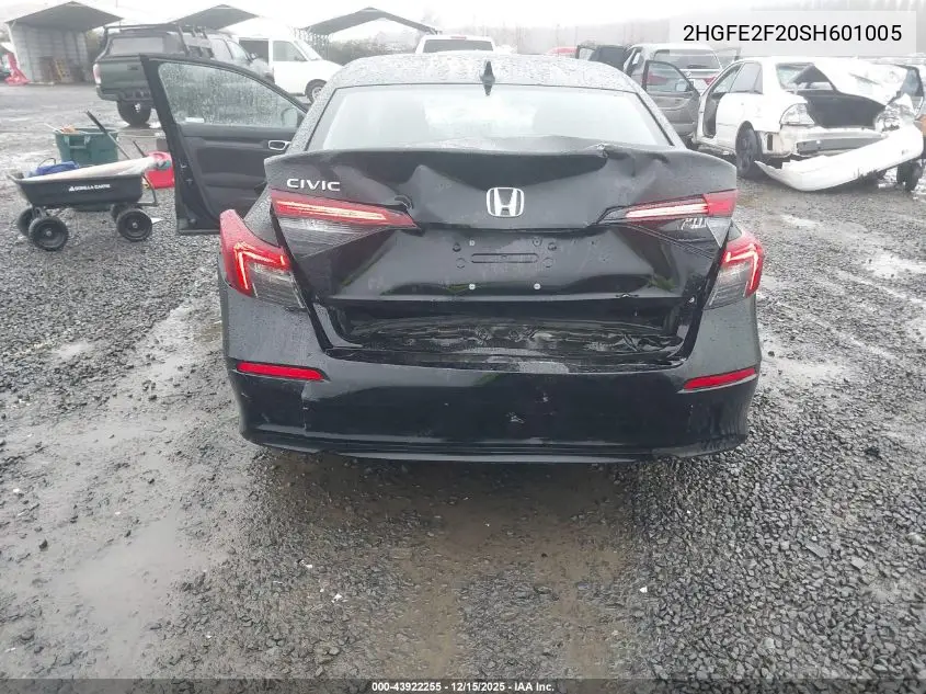 2HGFE2F20SH601005 2025 Honda Civic Lx