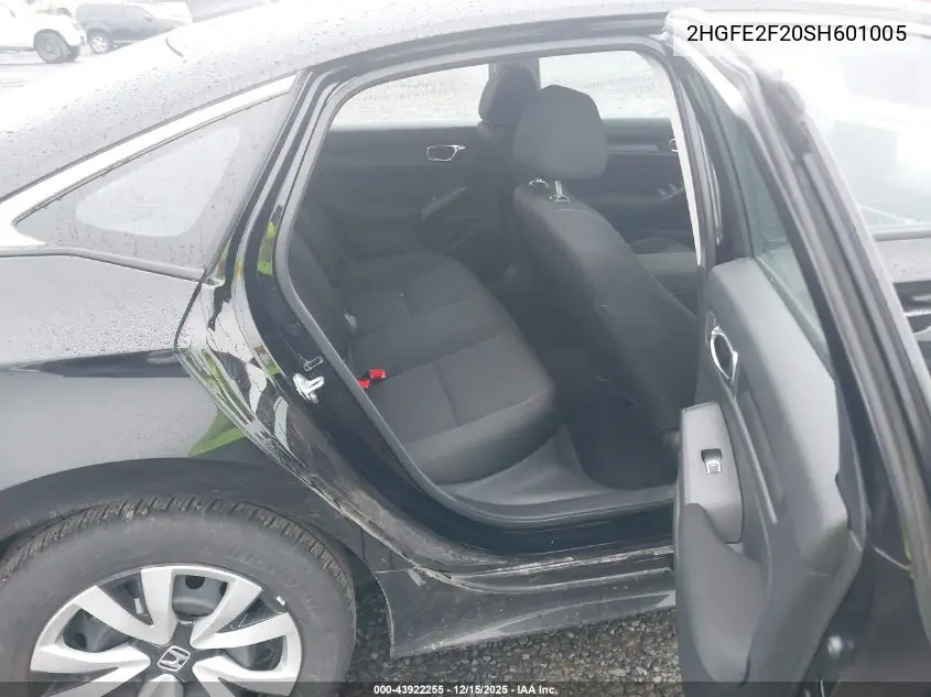 2HGFE2F20SH601005 2025 Honda Civic Lx