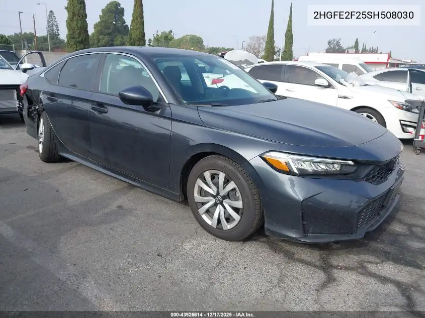 2HGFE2F25SH508030 2025 Honda Civic Lx