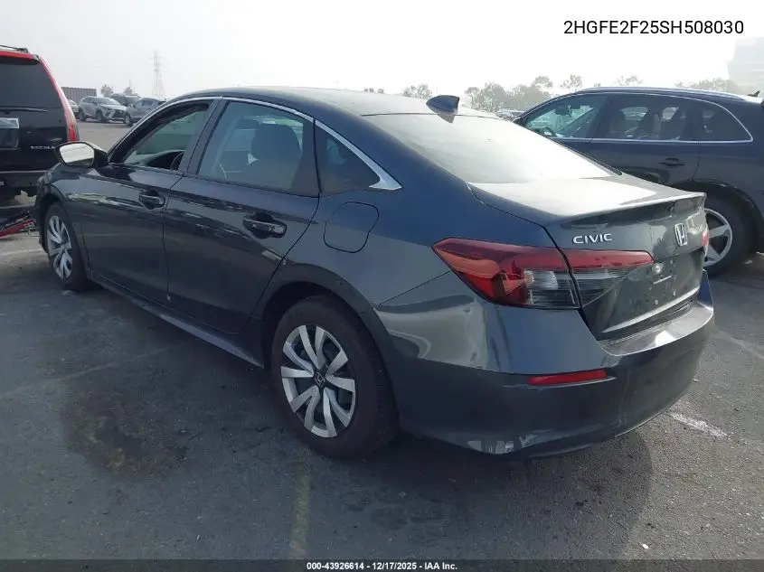 2HGFE2F25SH508030 2025 Honda Civic Lx