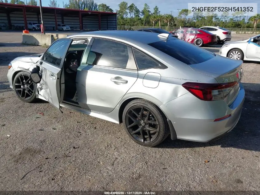 2HGFE2F52SH541352 2025 Honda Civic Sport