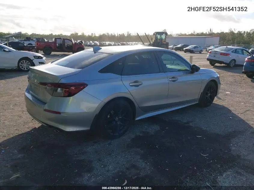 2HGFE2F52SH541352 2025 Honda Civic Sport