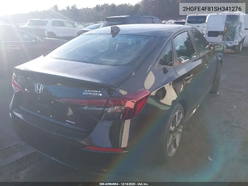 2HGFE4F81SH341276 2025 Honda Civic Hybrid Sport/Sport Touring