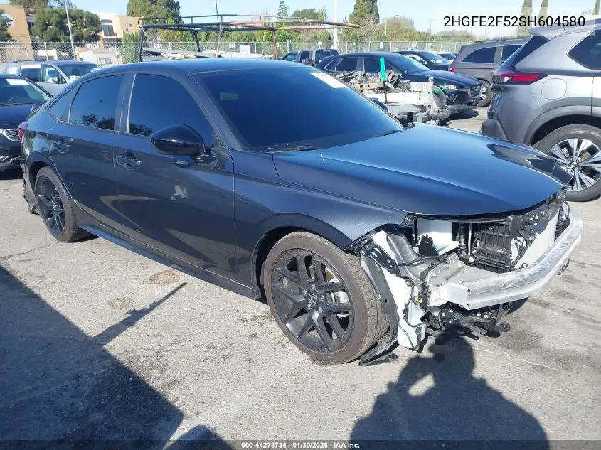 2HGFE2F52SH604580 2025 Honda Civic Sport