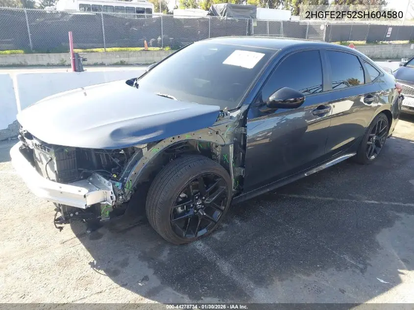 2HGFE2F52SH604580 2025 Honda Civic Sport